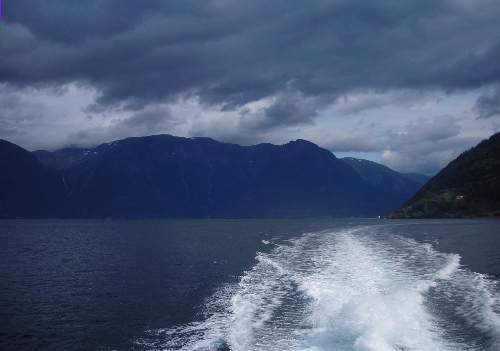fjord view from boat