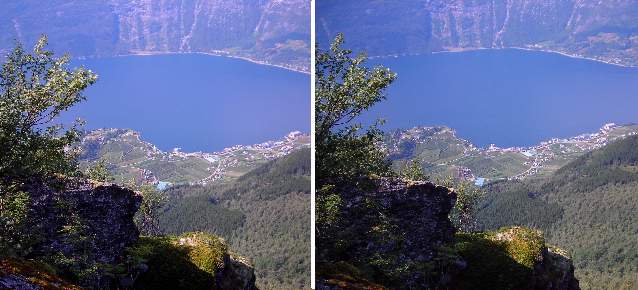 stereo fjord view